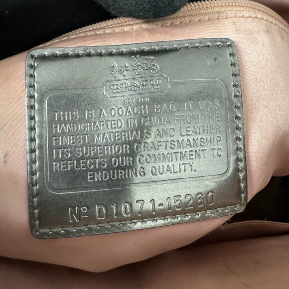 Coach #15260 Madison Audrey Embossed Leather Satchel Bag - Picture 11 of 14